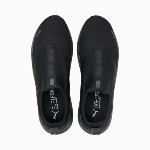 Pacer Future Slip-On Unisex Sneakers, Puma Black-Dark Shadow, extralarge-IND