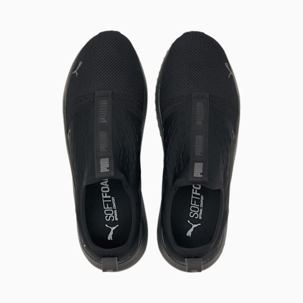 Puma milano slip on sneakers black sale