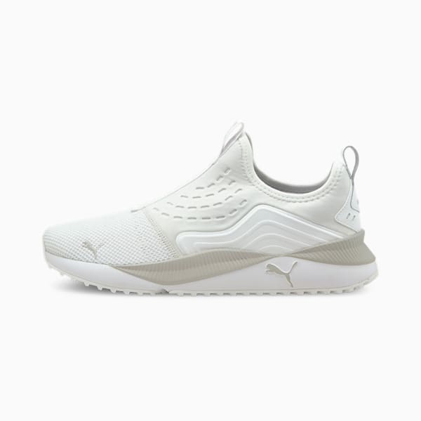 Pacer Future Slip-On Sneakers, Puma White-Gray Violet, extralarge