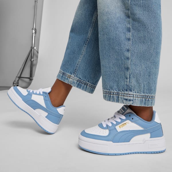 CA Pro Classic Big Kids' Sneakers, PUMA White-Zen Blue, extralarge
