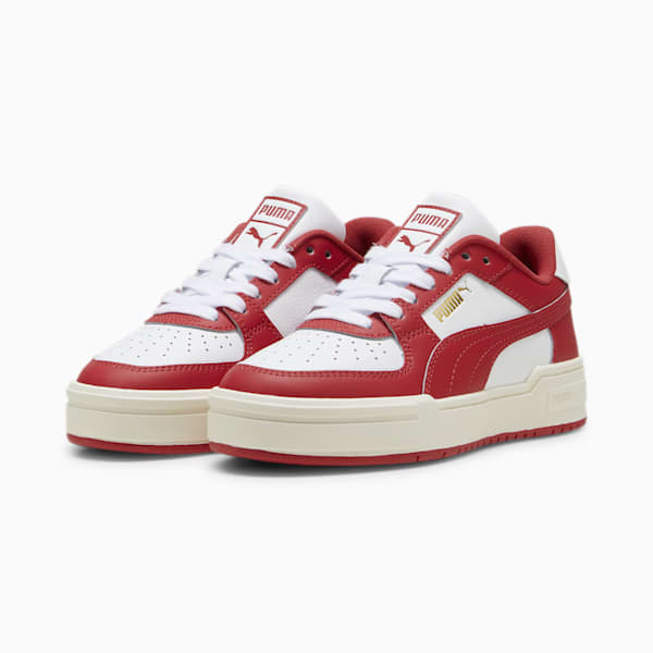 CA Pro Classic Big Kids' Sneakers, PUMA White-Club Red, extralarge