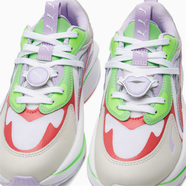 RS-Curve IWD Women's Sneakers, Puma White-Nimbus Cloud-Sun Kissed Coral, extralarge