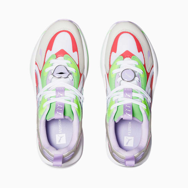 RS-Curve IWD Women's Sneakers, Puma White-Nimbus Cloud-Sun Kissed Coral, extralarge