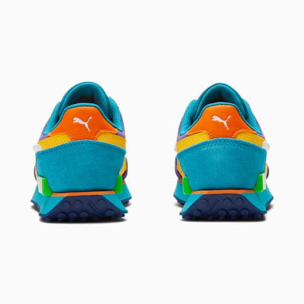 PUMA x RUGRATS Future Rider Sneakers JR, Caribbean Sea-ULTRA YELLOW, extralarge