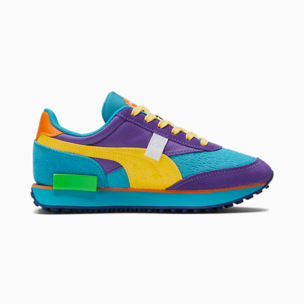 Tenis Adolescentes PUMA x RUGRATS, Caribbean Sea-ULTRA YELLOW, extralarge