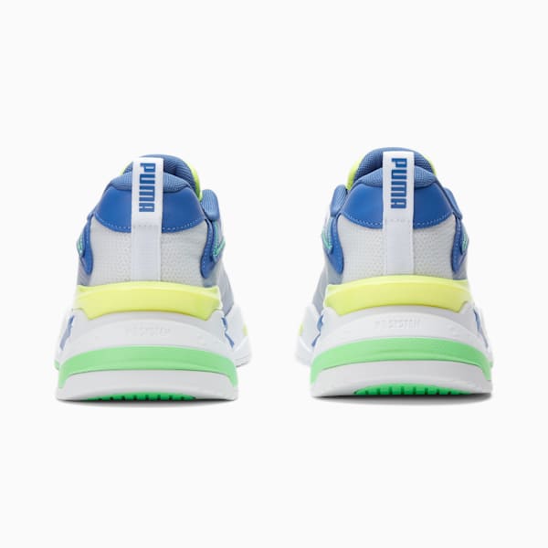 RS-FAST Paradise Men's Sneakers, Puma White-Star Sapphire-Elektro Green-SOFT FLUO YELLOW, extralarge