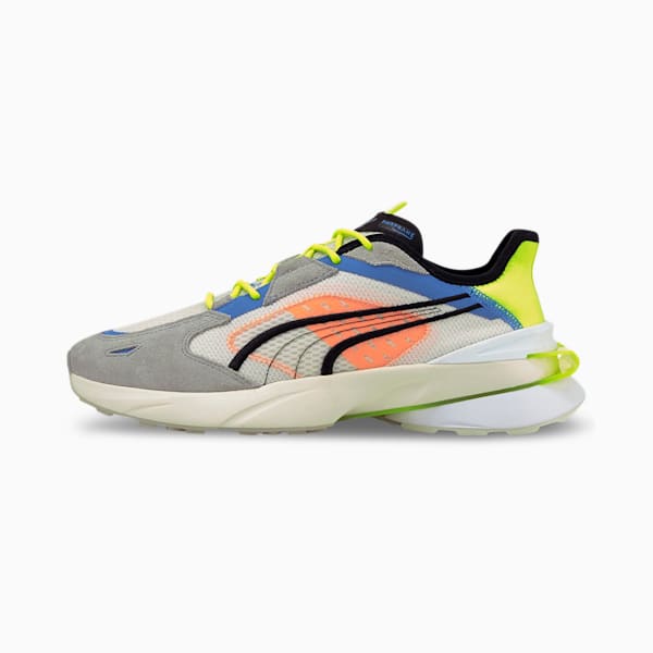 PWRFRAME OP-1 Abstract Sneakers, Nimbus Cloud-Yellow Alert-Puma White, extralarge-IND
