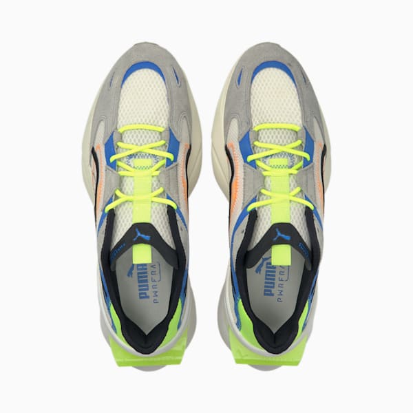 PWRFRAME OP-1 Abstract Sneakers, Nimbus Cloud-Yellow Alert-Puma White, extralarge-IND