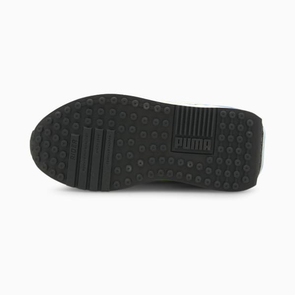 City Rider Electric Kid's Sneakers, Puma Black-Green Glare, extralarge-IND