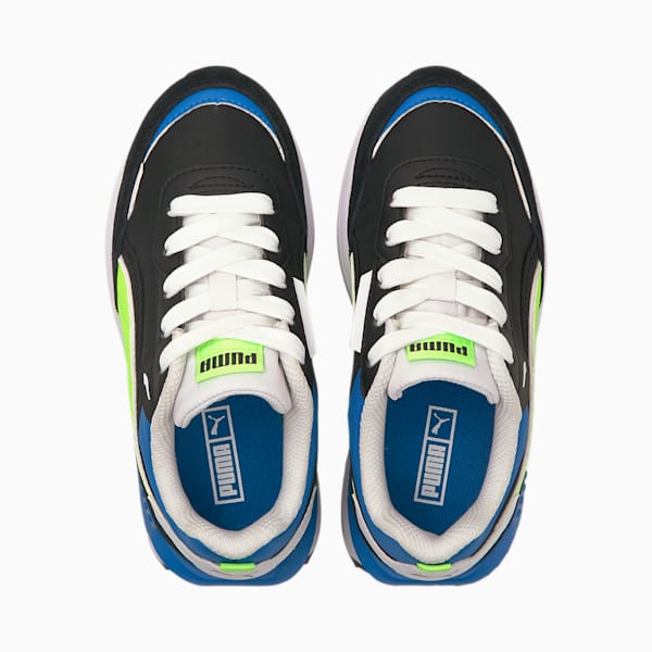 City Rider Electric Kid's Sneakers, Puma Black-Green Glare, extralarge-IND