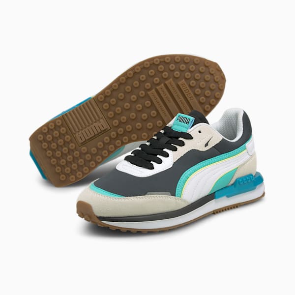 City Rider Sneakers Big Kids, Vaporous Gray-Ebony, extralarge