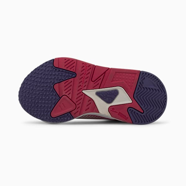 RS-Z Little Kids' Sneakers, Puma White-Beetroot Purple-Prism Violet, extralarge