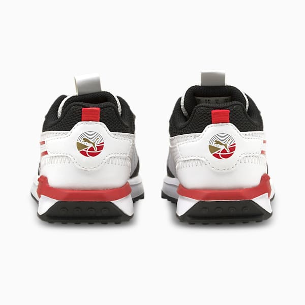 City Rider AS Toddler Sneakers, Puma Black-Puma White-High Risk Red, extralarge