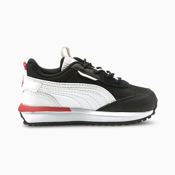 City Rider AS Toddler Sneakers, Puma Black-Puma White-High Risk Red, extralarge