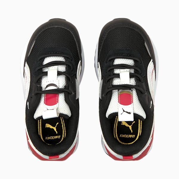 City Rider AS Toddler Sneakers, Puma Black-Puma White-High Risk Red, extralarge