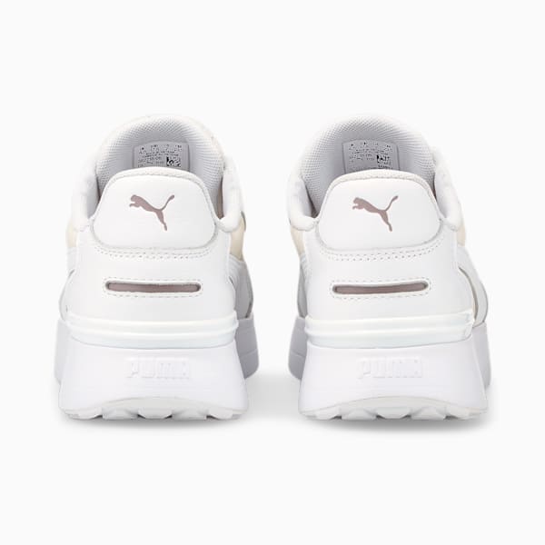 R78 Voyage Premium Women's Sneakers, Puma White-Puma White-Quail, extralarge