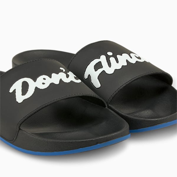Leadcat FTR BB Combine Unisex Slides, Puma Black-Puma White-Nebulas Blue, extralarge-IND