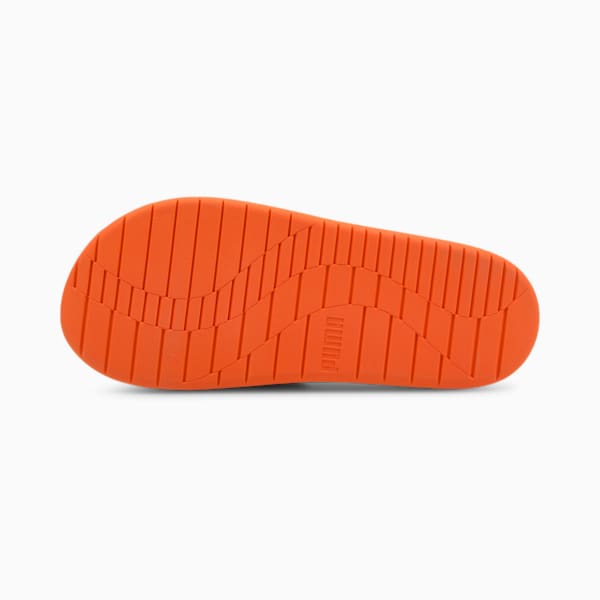 Softride BB Great Men's Slides, Tigerlily-Puma White-Puma Black, extralarge