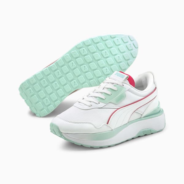 Tenis Mujer Cruise Rider City Lights, Puma White-Eggshell Blue, extralarge
