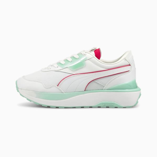 Tenis Mujer Cruise Rider City Lights, Puma White-Eggshell Blue, extralarge