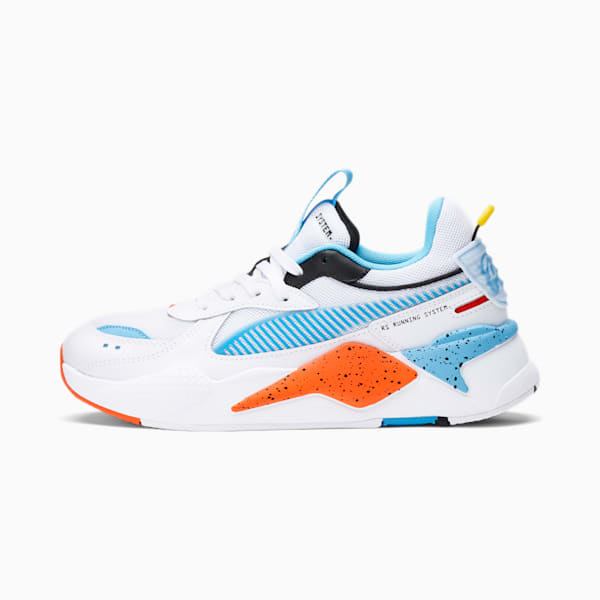 RS-X Airbrush, Puma White-Red Blast-Luminous Blue, extralarge