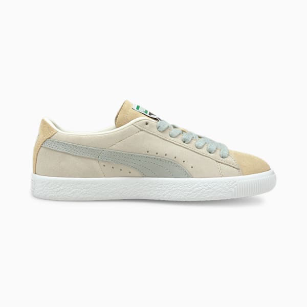 スウェード ビンテージ ブロック ウィメンズ スニーカー, Marshmallow-Puma White-Pebble, extralarge-JPN