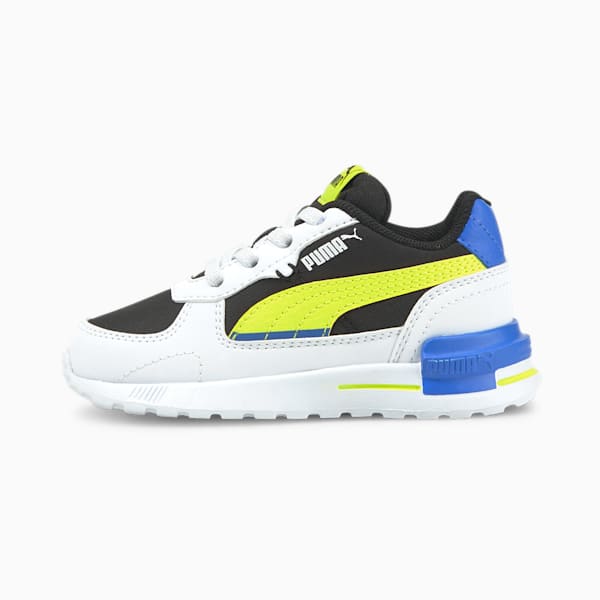 Graviton Tech Toddler Shoes, Puma Black-Nrgy Yellow, extralarge