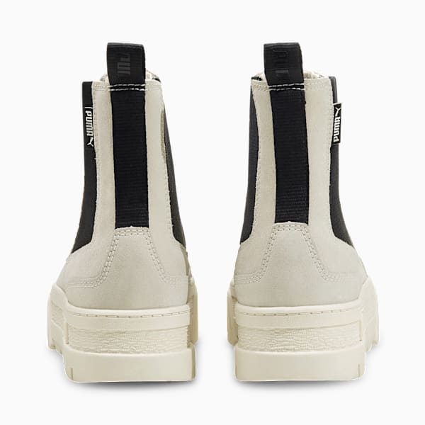 Mayze Suede Women's Chelsea Boots, Marshmallow, extralarge