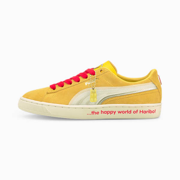 PUMA x HARIBO Suede Triplex Sneakers JR, Mimosa-Whisper White, extralarge