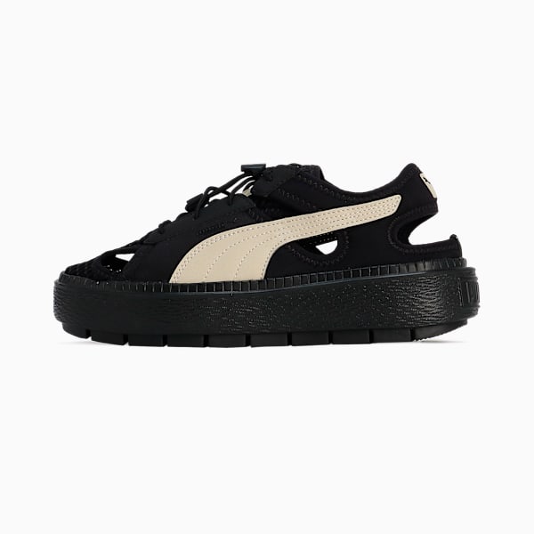 ウィメンズ プラットフォーム トレース ライト ミュール スニーカー, Puma Black-Putty, extralarge-JPN