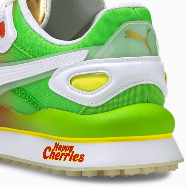 PUMA x HARIBO Street Rider Men's Sneakers, Poinciana-Jasmine Green-Puma White, extralarge