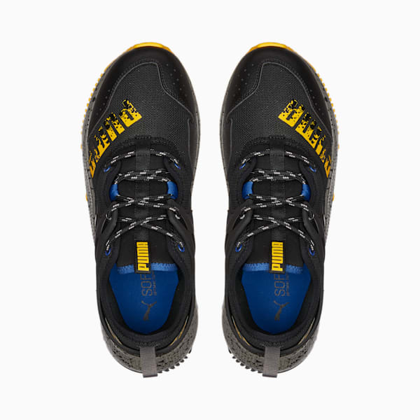 Pacer Future Trail Unisex Sneakers, Puma Black-Puma Black-Spectra Yellow, extralarge-AUS