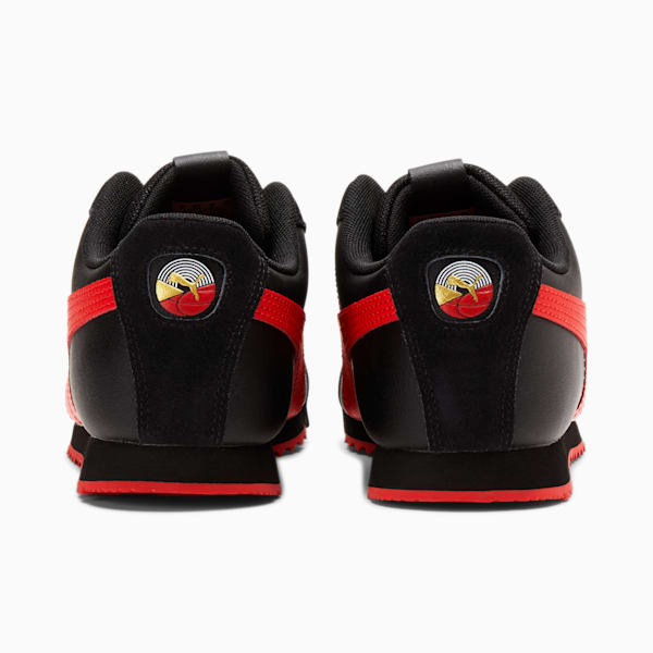 Puma roma red and black hot sale