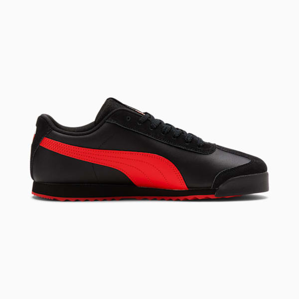 Roma Art of Sport Men's Sneakers, Puma Black-High Risk Red