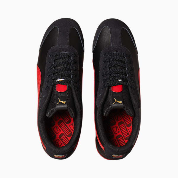 Puma roma red and black top