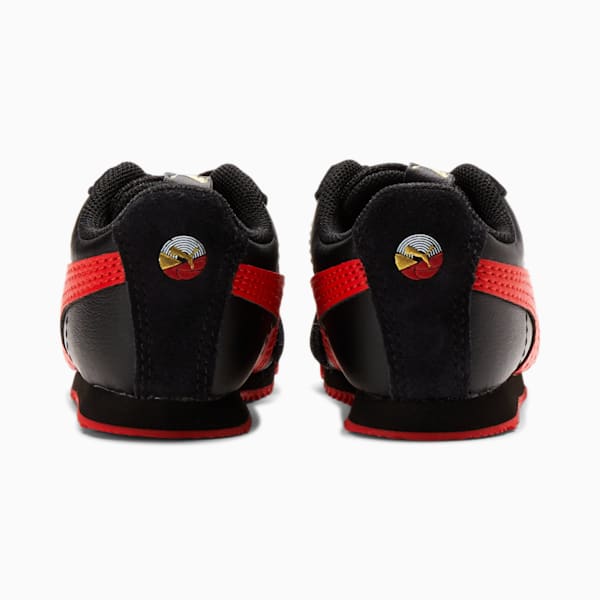 Roma Art of Sport Toddler Shoes, Puma Black-High Risk Red, extralarge