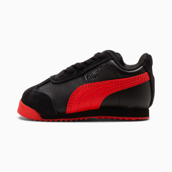 Roma Art of Sport Toddler Shoes, Puma Black-High Risk Red, extralarge