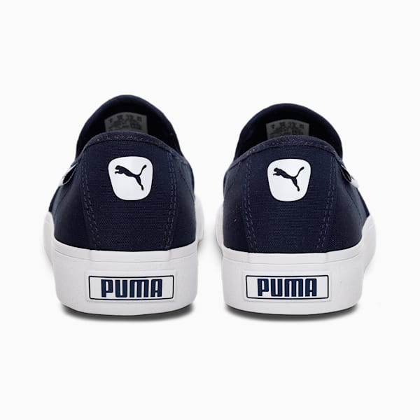 Bari Slip-on Bandana Women's Sneakers, Peacoat-Puma White-Puma Black, extralarge-IND
