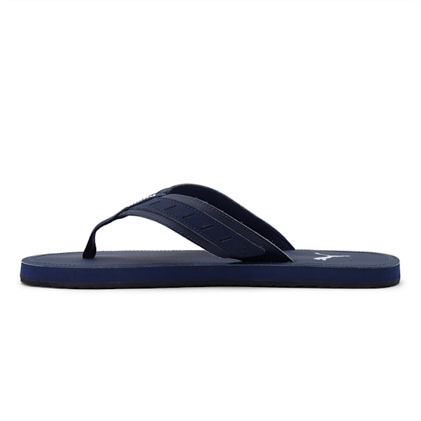 Circuit Men's Flip Flops, Peacoat-Silver, extralarge-IND