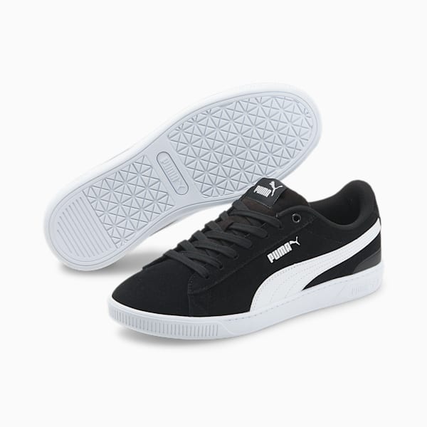 ウィメンズ ビッキー V3 スニーカー, Puma Black-Puma White-Puma White-Puma Silver, extralarge-JPN