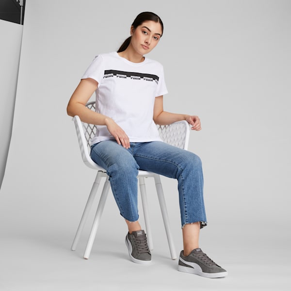 Tenis para mujer Vikky V3, Steel Gray-Puma White-Puma White-Puma Silver, extralarge
