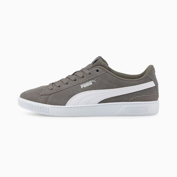 Baskets Vikky V3 Femme, Steel Gray-Puma White-Puma White-Puma Silver, extralarge
