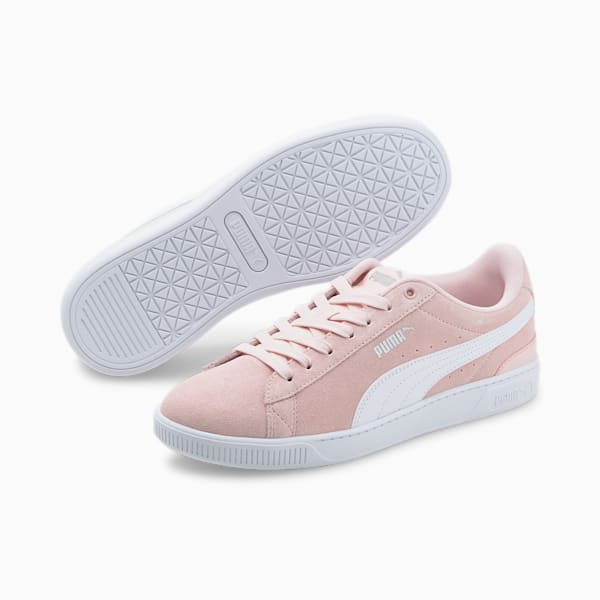 Vikky V3 Women's Sneakers, Chalk Pink-Puma White-Puma Silver, extralarge-IND