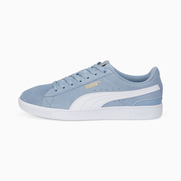 Vikky V3 Women's Sneakers, Blue Wash-Puma White-Puma Team Gold, extralarge