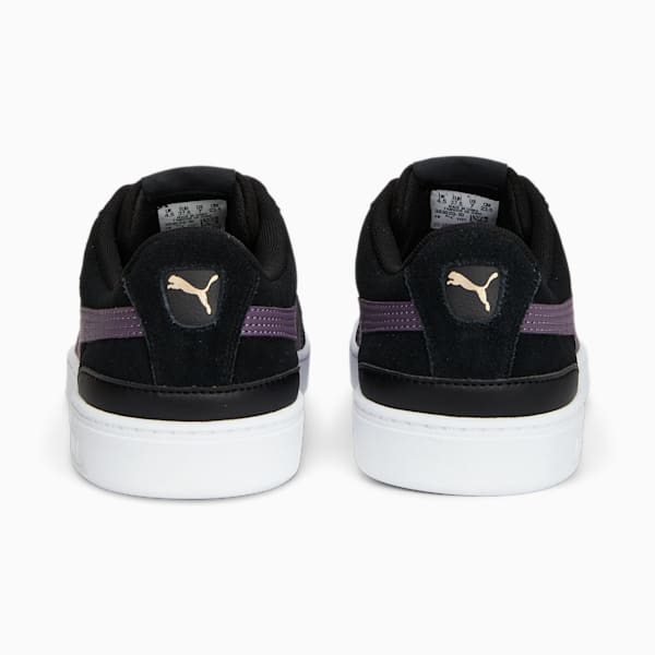 Vikky V3 Women's Sneakers, PUMA Black-Purple Charcoal-PUMA Gold, extralarge-IND