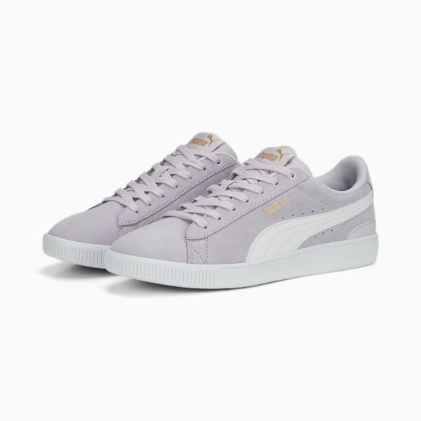 Vikky V3 Women's Sneakers, Spring Lavender-PUMA White-PUMA Gold, extralarge-IND