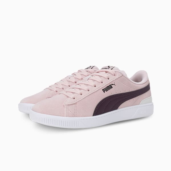 Vikky V3 Women's Sneakers, Mauve Mist-Midnight Plum-PUMA White, extralarge-IND