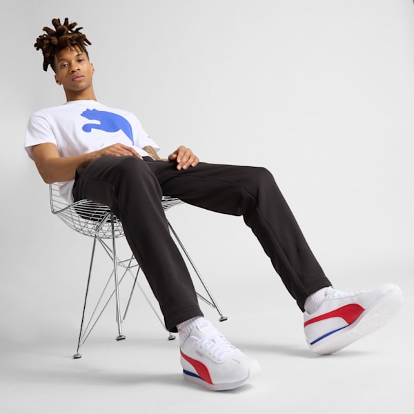 Turin III Men's Sneakers, Puma White-High Risk Red-Limoges, extralarge