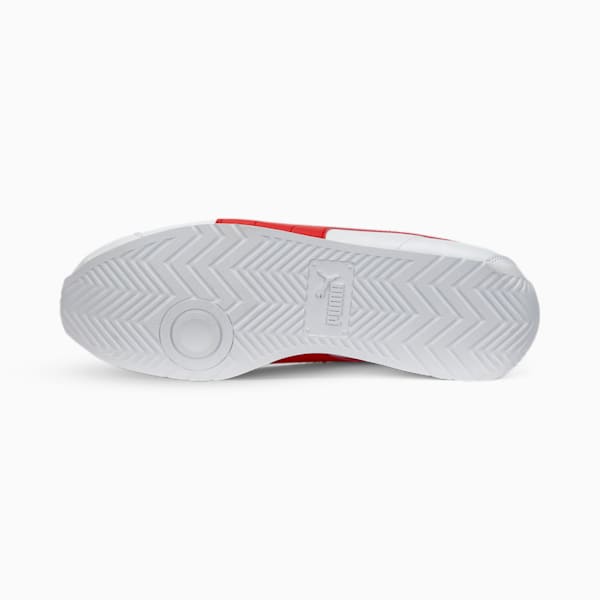 Turin III Men's Sneakers, Puma White-High Risk Red-Limoges, extralarge
