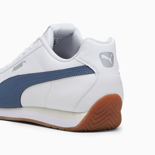 Tenis Turin III, PUMA White-Inky Blue-Gum, extralarge